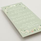 "spring draped garland" - Menus in Spring by Phrosné Barwood - Detail
