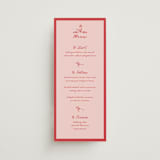 "Love in Bloom" - Menus in Brick by Julia Liverton - Front
