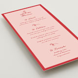 "Love in Bloom" - Menus in Brick by Julia Liverton - Detail