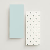 "Island Palm" - Menus in Low Tide by Susan Zinader - Back of Card Options