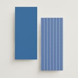 "Amalfi Blue" - Menus in Blue Mist by Design Lotus - Back of Card Options