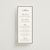 "Chic Union" - Menus in Mystic Raven by Cass Loh - Front