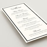"Chic Union" - Menus in Mystic Raven by Cass Loh - Detail