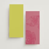 "Maximalist Poppies" - Menus in Flamingo by Morgan Kendall - Back of Card Options