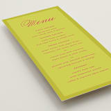 "Maximalist Poppies" - Menus in Flamingo by Morgan Kendall - Detail