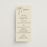 "Inkwoven" - Menus in Tuxedo by Jelena Vuletic - Front