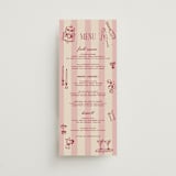 "Thompson" - Menus in Rose by Jennifer Lew - Front