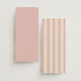 "Thompson" - Menus in Rose by Jennifer Lew - Back of Card Options