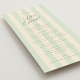 "Harley" - Menus in Mint by Kristie Kern - Detail