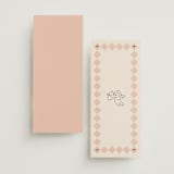 "Special Guest" - Menus in Peach by Zove Ahhh - Back of Card Options
