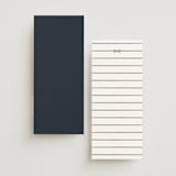 "Bow Charm" - Menus in Navy by letterfix - Back of Card Options
