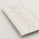 "Memories" - Menus in Robin’s Egg by Kampai Designs - Detail