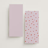 "Whimsical" - Menus in Lavender by Kelly Watkins - Back of Card Options