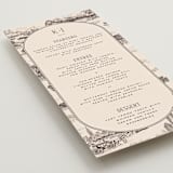"New York Toile" - Menus in Antique by Jenna Holcomb - Detail