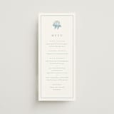 "Hydrangea bloom" - Menus in Seaside by Stacey Meacham - Front