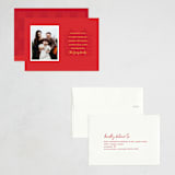 "Lunar New Year Wishes" - Lunar New Year Cards in Scarlet by Alexandra Cohn - Assembled