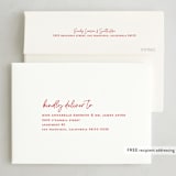 "Lunar New Year Wishes" - Lunar New Year Cards in Scarlet by Alexandra Cohn - FREE Recipient Addressing