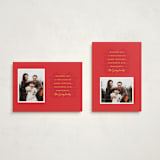 "Lunar New Year Wishes" - Lunar New Year Cards in Scarlet by Alexandra Cohn - Photo Orientation Options