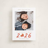 "Chinese Dragon Year" - Lunar New Year Cards in Kumquat by Vivian Yiwing - Front