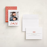 "Chinese Dragon Year" - Lunar New Year Cards in Kumquat by Vivian Yiwing - Assembled