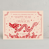 "Lunar Year Dragon" - Lunar New Year Cards in Peace by Vivian Yiwing - Front