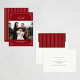 "Happy Lunar New Year" - Lunar New Year Cards in Cranberry by Pixel and Hank - Assembled