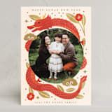 "Year of Dragon" - Lunar New Year Cards in Cream by Cindy Chu - Front