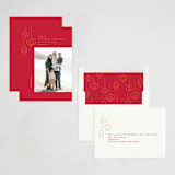 "Festive lanterns" - Lunar New Year Cards in Scarlet by Creo Study - Assembled