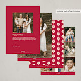 "Spring Calligraphy" - Lunar New Year Cards in Red Packet by Adelyn T. - Back of Card Options