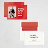 "abstract crescent" - Lunar New Year Cards in Rogue by Jennifer Lew - Assembled