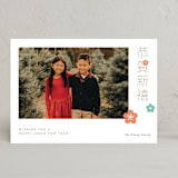 "Plum blossom" - Lunar New Year Cards in Winter by Cass Loh - Front