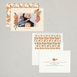 "Mandarin Oranges" - Lunar New Year Cards in Tangerine by Adelyn T. - Assembled