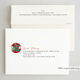 "Dragon Blossom" - Lunar New Year Cards in Ruby by Adelyn T. - FREE Recipient Addressing