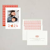 "Chinese Dragon Year" - Lunar New Year Cards in Kumquat by Vivian Yiwing - Assembled