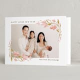 "Spring Magnolia Frame" - Lunar New Year Cards in Blossom by curiouszhi - Folded Card