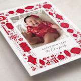 "Lanterns and Dragons" - Lunar New Year Cards in Cherry by Penny Eversole - Detail