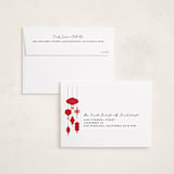 "Lanterns and Dragons" - Lunar New Year Cards in Cherry by Penny Eversole - FREE Recipient Addressing