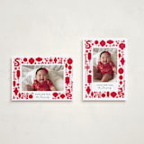 "Lanterns and Dragons" - Lunar New Year Cards in Cherry by Penny Eversole - Photo Orientation Options