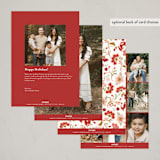 "Lunar Dragons " - Lunar New Year Cards in Pomegranate by Sarah Knight - Back of Card Options