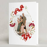 "Lunar Dragons " - Lunar New Year Cards in Pomegranate by Sarah Knight - Folded Card