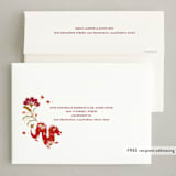 "Lunar Dragons " - Lunar New Year Cards in Pomegranate by Sarah Knight - FREE Recipient Addressing