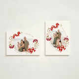 "Lunar Dragons " - Lunar New Year Cards in Pomegranate by Sarah Knight - Photo Orientation Options