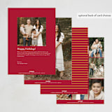 "Shimmering" - Lunar New Year Cards in Crimson by Emily Sabol Goss - Back of Card Options