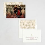 "Lunar Dragon Pictograph" - Lunar New Year Cards in Cream by fatfatin - Assembled