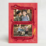 "Dragon wishes" - Lunar New Year Cards in Firecracker by Leia Matt - Front
