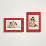 "Chinese textile" - Lunar New Year Cards in Cherry by Yaling Hou Suzuki - Photo Orientation Options