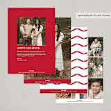 "Tsim Sha Tsui" - Lunar New Year Cards in Bayberry by Gwen Bedat - Back of Card Options