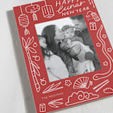 "Lunar Doodles" - Lunar New Year Cards in Jade by Abbigail Lim - Detail