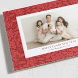 "Chinese textile" - Lunar New Year Cards in Cherry by Yaling Hou Suzuki - Detail