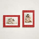 "Chinese textile" - Lunar New Year Cards in Cherry by Yaling Hou Suzuki - Photo Orientation Options